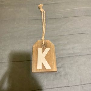5 for $25💄 Wooden wall sign “K”